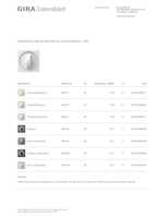 Datasheet for Gira 066627, EAN: 4010337666271