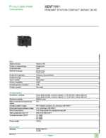 Datenblatt zu Schneider Electric XENT1991, EAN: 3389110609103