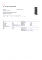 Datasheet for APC AR7100W, EAN: 0731304304524