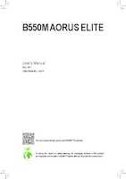 Datasheet for Gigabyte B550M AORUS ELITE, EAN: 4719331809546
