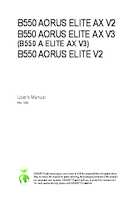 Datasheet for Gigabyte B550 AORUS ELITE AX V2, EAN: 4719331809904