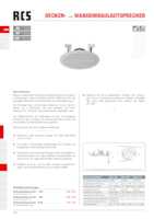 Datenblatt zu RCS Audio-Systems RC-110, EAN: 4250458245140
