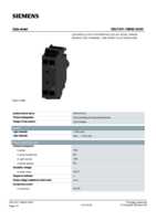 Datasheet for Siemens 3SU14011BB403AA0, EAN: 4011209942998
