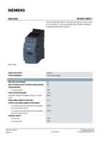 Datasheet for Siemens 3RV20314BA10, EAN: 4011209930315