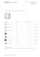 Datenblatt zu Gira 027203, EAN: 4010337272038