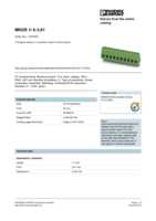 Datasheet for Phoenix Contact 1727052, EAN: 4017918025526