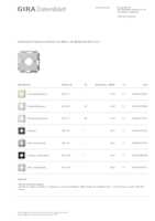 Datenblatt zu Gira 0272015, EAN: 4010337078777
