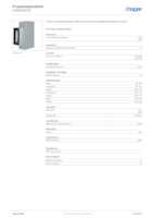 Datasheet for Hager L6956VERZ, EAN: 4012740184274
