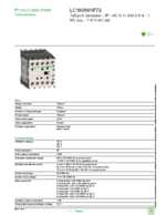 Datasheet for Schneider Electric LC1K0901F72, EAN: 3389110489859
