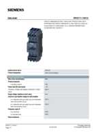 Datasheet for Siemens 3RV27111HD10, EAN: 4011209767638