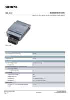 Datasheet for Siemens 6ES72233BD300XB0, EAN: 6940408100800