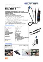 Datasheet for Elma 6398167031, EAN: 5706445140145