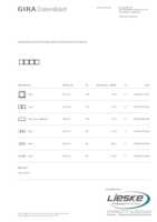 Datasheet for Gira 021424, EAN: 4010337214243