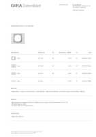 Datenblatt zu Gira 021166, EAN: 4010337211662