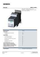 Datasheet for Siemens 3RW30181BB14, EAN: 4011209719668