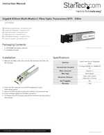 Datasheet for Startech.com SFPSXMM, EAN: 0065030834940