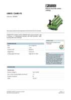 Datasheet for Phoenix Contact 2970565, EAN: 4017918087753