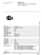 Datasheet for Schneider Electric ZB5AK1563, EAN: 3389110906240