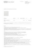 Datenblatt zu Gira 2101112, EAN: 4010337048213