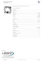 Datasheet for Berker 10299004, EAN: 4011334180180