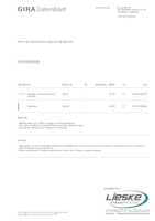 Datasheet for Gira 136627, EAN: 4010337366270