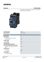 Datasheet for Siemens 3RT20232BB40, EAN: 4011209831568
