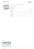 Datasheet for Hager GZ04E, EAN: 3250613060824