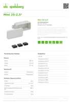 Datenblatt zu Spelsberg 31040801, EAN: 4013902852635