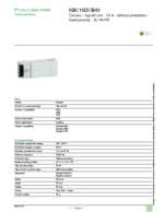 Datasheet for Schneider Electric KBC16DCB40, EAN: 3606480002267