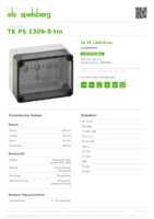 Datenblatt zu Spelsberg 10650901, EAN: 4013902861392