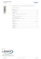 Datasheet for Hager LF580G, EAN: 3250614062735