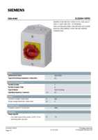 Datasheet for Siemens 3LD22641GP53, EAN: 4011209524262