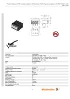 Datenblatt zu Weidmüller 1824520000, EAN: 4032248326822