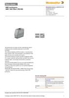 Datenblatt zu Weidmüller 1663930000, EAN: 4008190420628
