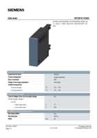 Datasheet for Siemens 3RT29161DG00, EAN: 4011209740242