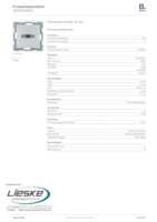 Datasheet for Berker 3315401404, EAN: 4011334330288