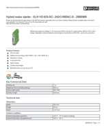 Datasheet for Phoenix Contact 2900569, EAN: 4046356526159