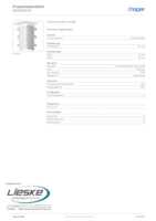 Datasheet for Hager M55619010, EAN: 4012740312639