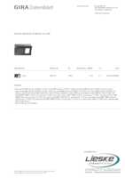 Datenblatt zu Gira 003900, EAN: 4010337039006