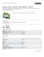 Datasheet for Phoenix Contact 2981363, EAN: 4017918946906