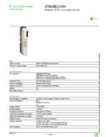 Datasheet for Schneider Electric STBXBE2100K, EAN: 3595863949230