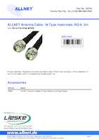 Datasheet for Allnet ALL-CAB-NM-NM3-RG8, EAN: 4038816937506