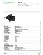 Datasheet for Schneider Electric KAC1H, EAN: 3389110980486