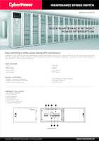 Datasheet for CyberPower MBS63AHVHWW, EAN: 4712856275759