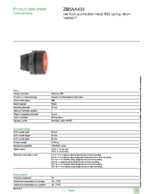 Datasheet for Schneider Electric ZB5AA433, EAN: 3389110904697