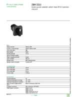 Datasheet for Schneider Electric ZB6CD22, EAN: 3389110776805