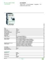 Datasheet for Schneider Electric GV2LE05, EAN: 3389110516890