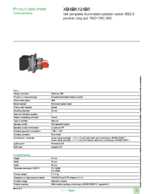 Datenblatt zu Schneider Electric XB4BK124B5, EAN: 3389110892208