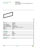 Datasheet for Schneider Electric ZBY02304, EAN: 3389110096224