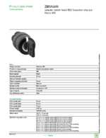 Datasheet for Schneider Electric ZB5AG09, EAN: 3389110905786